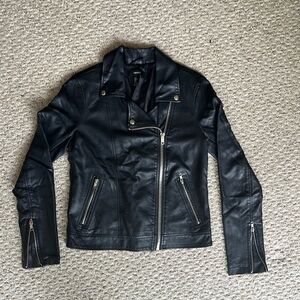 Women’s Forever 21 Vegan Leather Moto Jacket Sz. S